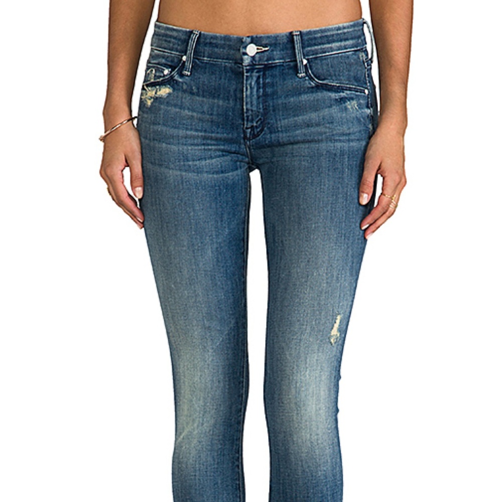 MOTHER Jeans The Looker in Graffiti Girl